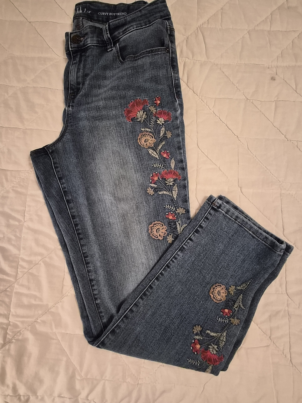 Style & Co. Curvy Boyfriend Jeans - Size 6